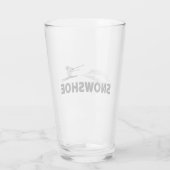 Snowshoe Mountain West Virginia Skispringer Glas (Rückseite)