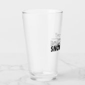 Snowshoe Mountain West Virginia Skispringer Glas (Rechts)