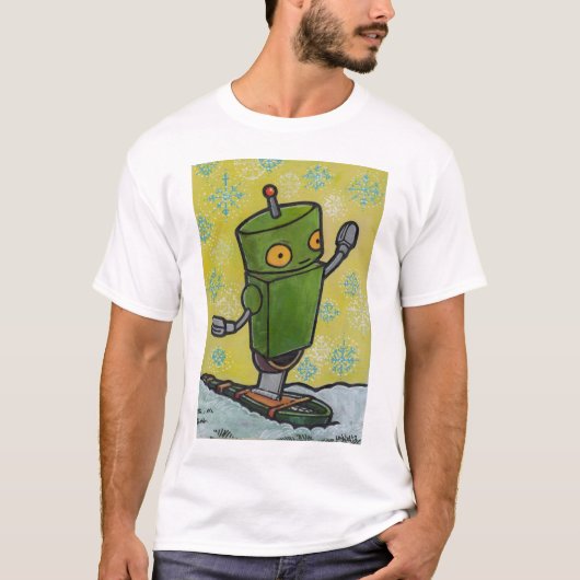 Snowshoe-Roboter T-Shirt (Vorderseite)