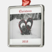 Snowshoe-Verzierung Ornament Aus Metall (Links)