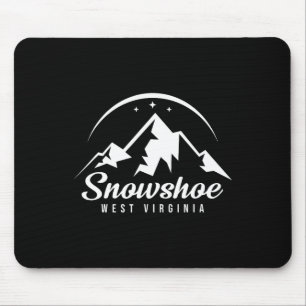 Snowshoe West Virginia Skigebiet Skiën Snowboarden Mousepad