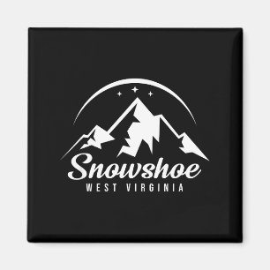 Snowshoe West Virginia Skigebiet Skifahren Magnet