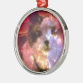 Snowshoeaurora borealis Miezekatze Silbernes Ornament (Links)