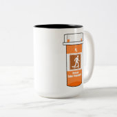 Snowshoeing Is My Drug Zweifarbige Tasse (VorderseiteRechts)