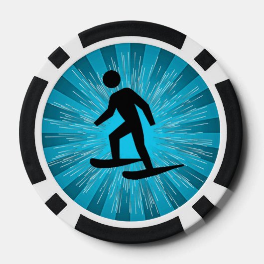 Snowshoeing pokerchips (Rückseite)