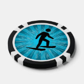 Snowshoeing pokerchips (Einzeln)