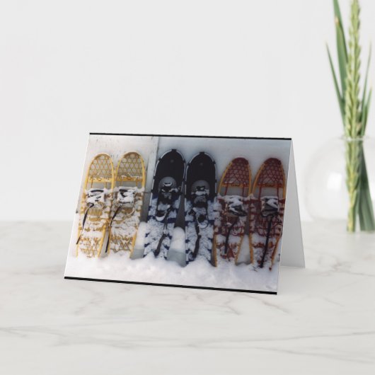 Snowshoes Karte (Vorderseite)