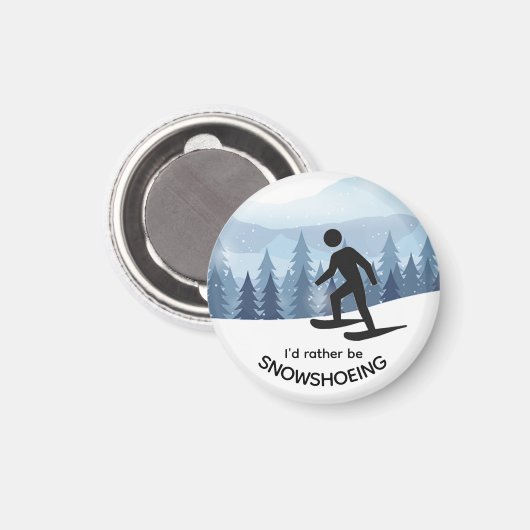 Snowshootdesign Magnet (Vorderseite/Rückseite)