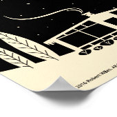 Snowszene-Black aus dem Mittelalter Poster (Ecke)