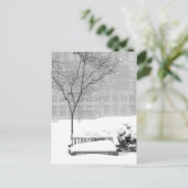 Snowszene III, Philadelphia Postkarte (Stehend Vorderseite)