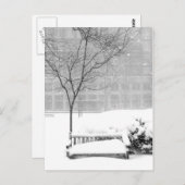 Snowszene III, Philadelphia Postkarte (Vorne/Hinten)