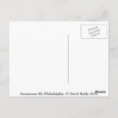 Snowszene III, Philadelphia Postkarte (Rückseite)