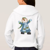 Snowtime Snowman Kid's Sweatshirt (Rückseite)