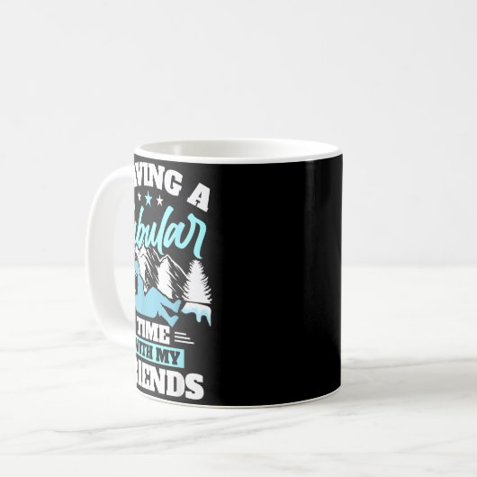 Snowtubing Winter Srts Snow Tubing  Kaffeetasse (Vorderseite Links)