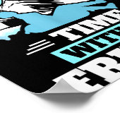 Snowtubing Winter Srts Snow Tubing Poster (Ecke)