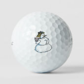 Snowwoman 2023 Titleist Pro V1 Golfbälle 3 Stk. (Vorderseite)