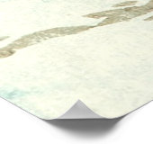 Snowy Abend Kawase Hasui 1930er Poster (Ecke)