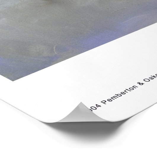 Snowy Adventure Poster (Ecke)