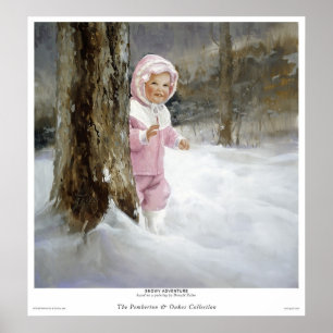 Snowy Adventure Poster