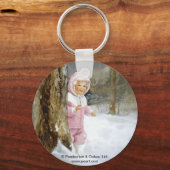 Snowy Adventure Schlüsselanhänger (Vorderseite)