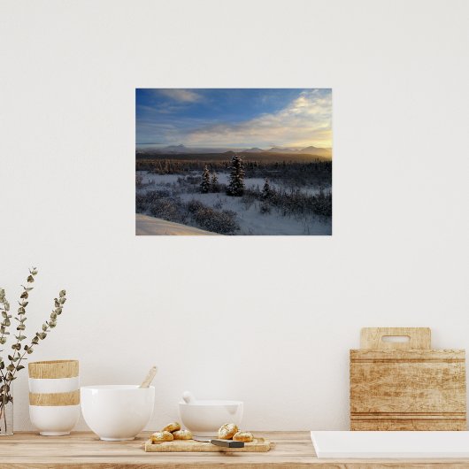 Snowy Afternoon Poster (Küche)