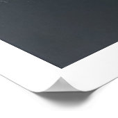 Snowy Alpin Vintage Stille Poster (Ecke)