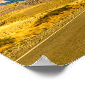 Snowy Andes Mountains, El Chalten, Argentinien Poster (Ecke)