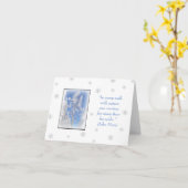 Snowy Aspen John Muir Quote Notecard Karte (Gelbe Blume)