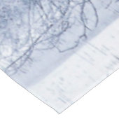 Snowy-Baum-Winter gefrorene Szene Tischdecke (Schrägansicht)