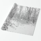 Snowy-Bäume im Poconos Geschenkpapier (Ungerollt)