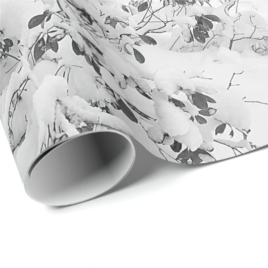 Snowy-Bäume im Poconos Geschenkpapier (Rolleneckpunkt)