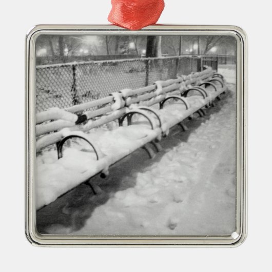 'Snowy Benches' Ornament (Vorne)