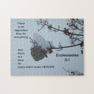 Snowy-Bienenbienenstock und -Vers Puzzle