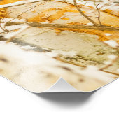 Snowy Birch Fotodruck (Ecke)
