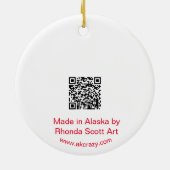 Snowy Birch Holiday Ornament (Hinten)