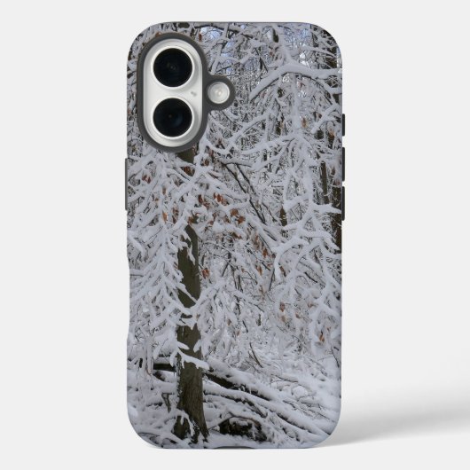 Snowy Birch Tree Canopy Case-Mate iPhone Hülle (Rückseite)
