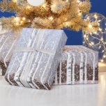 Snowy Birch Trees Christmas Dusty Blue ID1003 Geschenkpapier<br><div class="desc">Genießen Sie die Weihnachtsstimmung in dieser schneebedeckten Winterlandschaft mit Birkenbäumen in einer auffallend staubblauen und Rose-Farbpalette. Suchen Sie ID1003 um weitere Farboptionen und Produkte mit diesem Design zu sehen.</div>