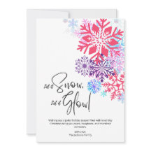 Snowy Bliss Weihnachtskarte