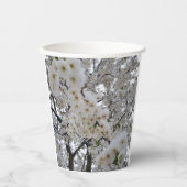 Snowy Blossom Paper Cup Pappbecher (Vorderseite)