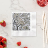 Snowy Blossom Paper Napkin Serviette (Beispiel)