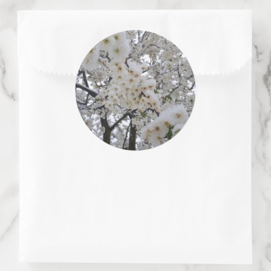 Snowy Blossom Sticker (Tasche)