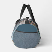 Snowy Blue Gray Winter Nature Scene Duffle Bag (Rechts)