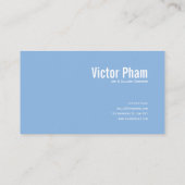 Snowy Blue Rose Floral and Mountain Light Visitenkarte (Rückseite)