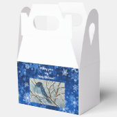 Snowy Bluebird Notecard Geschenkschachtel (Offen)