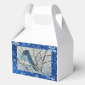 Snowy Bluebird Notecard Geschenkschachtel (Rückseite)