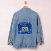 Snowy Bluebird Notecard Jeansjacke (Hangar)