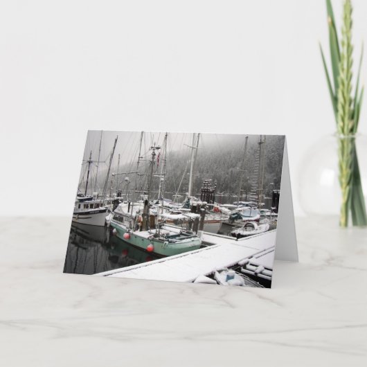 Snowy-Boote - Karte (Vorderseite)