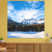 Snowy Brenta Dolomiten - Alpen Leinwanddruck (Insitu (Wohnzimmer))