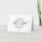 Snowy Bridge Feiertagskarte (Rückseite)