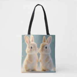 Snowy Bunny Tote Bag Tasche